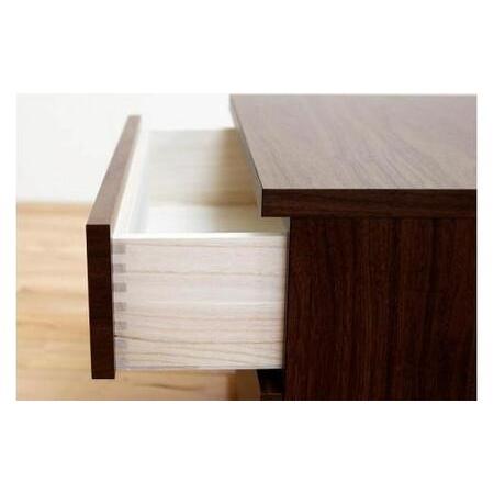 ふるさと納税 クローゼット チェスト 幅40 3段 奥行55 ウォールナット色 タンス 押入れ収納 衣類収納 桐 箪笥 大川家具 丸田木工 フィット 福岡県大川市