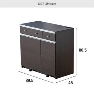 ふるさと納税 大川調度品 紙くずかご カウンタ 砂ぼこりカウンタ 幅90糎 差し込み付き添い人 ゴミの篩いにかけるができる【白いこと】 福岡県大川市