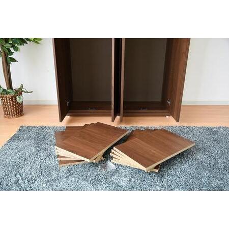 ふるさと納税 調度品 靴 納める 入り口・入口納める 幅80糎 シューズボックス席 仕合わせ 明けひろげ 鏡付き添い人【赤銅色】 福岡県大川市