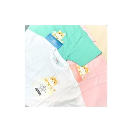 ふるさと納税　猫城主　さんじゅーろTシャツ（ホワイト）　Mサイズ　岡山県高梁市