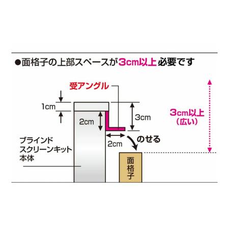 ふるさと納税 ブラインドスクリーンキット（サンシャインウォール組立式）B-06(3)W88cm×H88.8cmステンカラーブラインドスクリーンキット.. 大阪府東大阪市_3