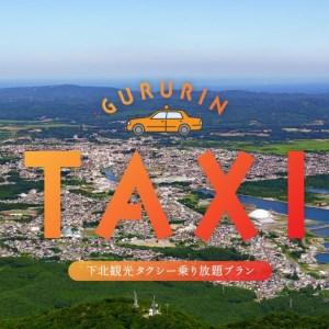 ふるさと納税 むつ市内周遊 貸切観光タクシー3時間乗り放題券(小型タクシー1〜3名まで) 青森県むつ市