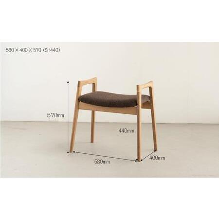 ①大川家具 辻製作所 ウォールナット ダイニングチェア 軽量 コンパクト ふるさと納税 スツール パイク オーク 無垢材 玄関ベンチ 辻製作所