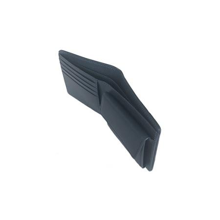 ふるさと納税 LUEGO Alabasta アラバスタ 二つ折り財布 小銭入れ付き （ネイビー） F2Y-3267 山形県の画像