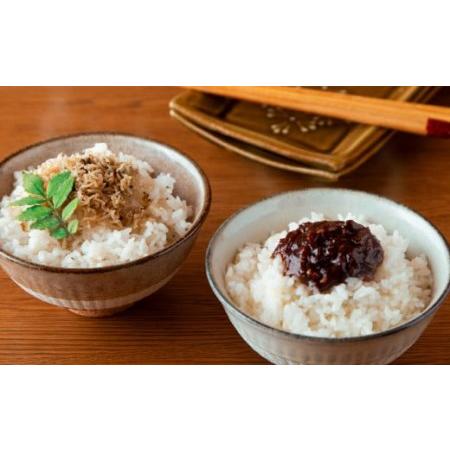 ふるさと納税 可成屋 謹製  手作りちりめん山椒３袋／じゃこ入り山椒味噌２本  おかず味噌 セット 尾鷲市 KA-26 三重県尾鷲市の画像