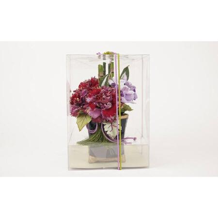 ふるさと納税 和装のカーネーション花飾りセット（紫）　母の日 らんまん 花 雑貨 造花 インテリア お祝い ギフト 贈答 人気 送料無料 高知市 【.. 高知県高知市_4