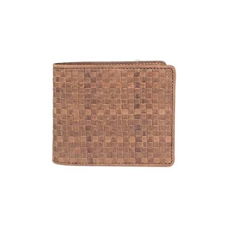 ふるさと納税 LUEGO Chicago シカゴ 二つ折り財布 小銭入れ付き （チョコ） F2Y-3283 山形県の画像