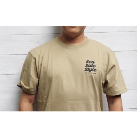 ふるさと納税　くじら　クジラ　Tシャツ　くじらのTシャツ親子2枚セット（大人Lサイズ　キッズ　和歌山県太地町　サンドカーキ×子供130サイズ　親子　サ..　シャツ