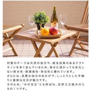 ふるさと納税 チークチェア2脚組折りたたみ式 AKU1008203 和歌山県海南市