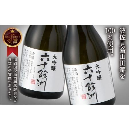 ふるさと納税 【全3回定期便】六十餘洲 大吟醸 12本 ちょっぴり贅沢 【今里酒造】[SA33] 長崎県波佐見町の画像