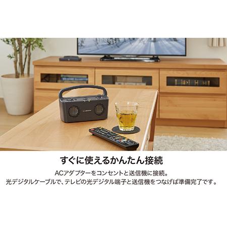ふるさと納税 テレビの音声がはっきり聞けるお手元テレビスピーカー AT