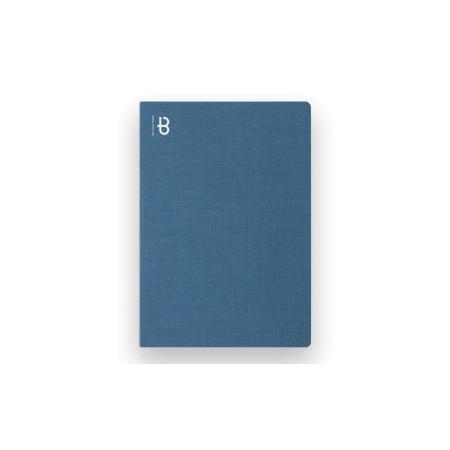 ふるさと納税 [BOOK NOTE 360°]製本職人が刷毛で仕上げた開きの良い丈夫なノート A5カラー：デニムブルー）【020-001-2】高品質 高級 日本.. 東京都荒川区の画像