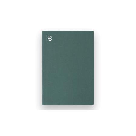 ふるさと納税 [BOOK NOTE 360°]製本職人が刷毛で仕上げた開きの良い丈夫なノート A5カラー：フォレストグリーン）【020-001-3】高品質 高級.. 東京都荒川区の画像
