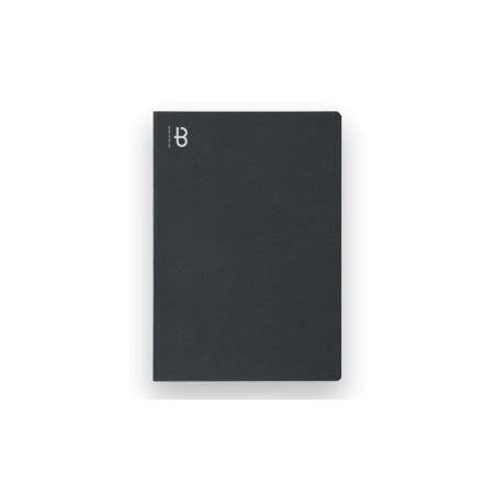 ふるさと納税 [BOOK NOTE 360°]製本職人が刷毛で仕上げた開きの良い丈夫なノート A5（カラー：ウォームブラック）【020-001-4】高品質 高級.. 東京都荒川区の画像