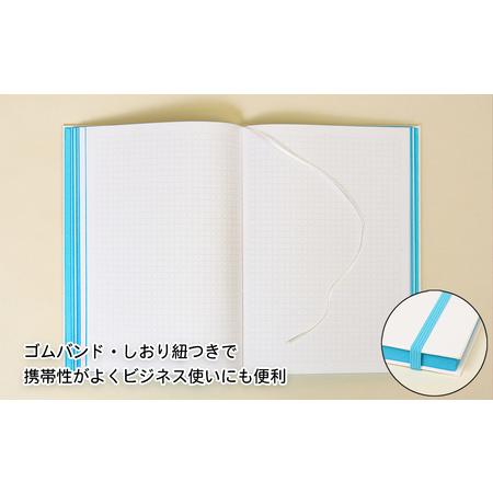ふるさと納税 NUtta[ヌッタ]ハードカバーノート A5（カラー：ターコイズ）【020-002-3】 東京都荒川区の画像