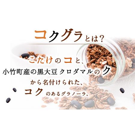 ふるさと納税 コクグラ(リッチ) Lセット 《30日以内に出荷予定(土日祝除く)》福岡県   Yu-3 グラノーラ 黒大豆 クロダマル 福岡県小竹町の画像