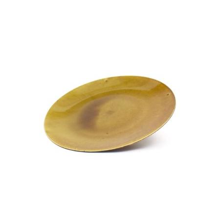 ふるさと納税 【美濃焼】琥珀焼 皿9寸【RYOTA AOKI POTTERY/青木良太】/ 陶芸家 皿 ワンプレート プレート 美濃焼 セット ...