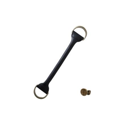 ふるさと納税 ウオーク社 Fキャリーふろしきハンド金襴緞子セット（クロ/シルバー）風呂敷 ふろしきバッグ バッグ ハンドル 持ち手 取っ手 おしゃ.. 広島県呉市_2