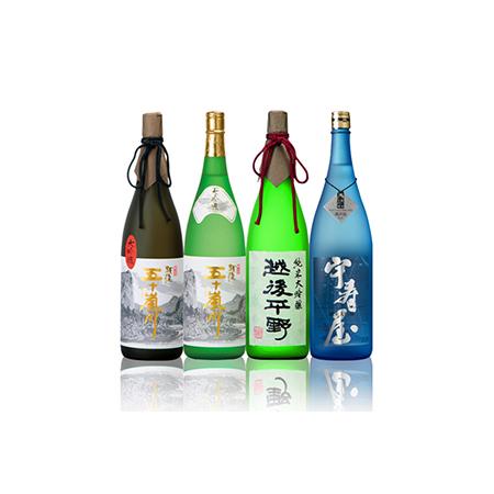 ふるさと納税 新潟清酒 大吟醸4本セット 日本酒 新潟 [福顔酒造]【096P001】 新潟県三条市の画像