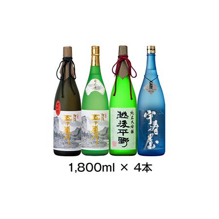 ふるさと納税 新潟清酒 大吟醸4本セット 日本酒 新潟 [福顔酒造]【096P001】 新潟県三条市の画像
