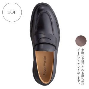 ふるさと納税 リーガルウォーカー Regal Walker 【2週間程度で発送】 革靴 紳士ビジネスシューズ ローファー ダークブラウン 146W 数量限定 奥州.. 岩手県奥州市の画像