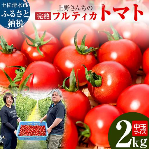 ふるさと納税 [令和8年10月]完熟フルティカトマト2kg(中玉サイズ)天然地下水使用 甘熟ミディトマト とまと 2000g 2キロ 野菜 サラダ.. 高知県土佐清水市