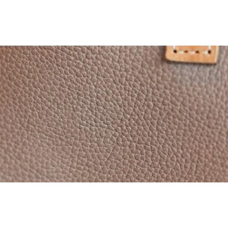 ふるさと納税 カゴバッグ 大きめ ピンクベージュ 竹 牛革 BB002-3-1 栃木県益子町の画像