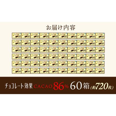 ふるさと納税 チョコレート効果カカオ８６％ 60箱 約720枚[AOAA023] チョコレート 大阪府高槻市_4