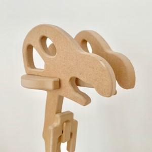 ふるさと納税 手作り恐竜 ブラキオサウルス タイプ Lサイズ[ 恐竜 パズル 知育 キッズ 子供 おもちゃ 玩具 ] 立体パズル 組み立て 恐竜のほねほ.. 兵庫県小野市の画像