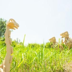 ふるさと納税 手作り恐竜 ブラキオサウルス タイプ Lサイズ[ 恐竜 パズル 知育 キッズ 子供 おもちゃ 玩具 ] 立体パズル 組み立て 恐竜のほねほ.. 兵庫県小野市の画像
