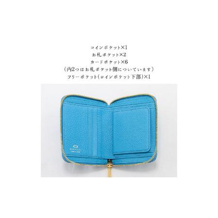 ふるさと納税 OAK(オーク) スマート＆収納力を両立!エレガントな本革財布 / 本革ラウンドファスナー二つ折り財布 BONNY(ボニー) 大阪府東大阪市の画像