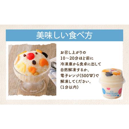 ふるさと納税 アイス 本家 白熊 6個 セット 【 天文館むじゃき 白くま 】 K009-001 冷凍 鹿児島県鹿児島市_3