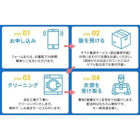 ふるさと納税 【せんたく便】衣類のクリーニング 最速10点パック 滋賀県彦根市｜furunavi｜04