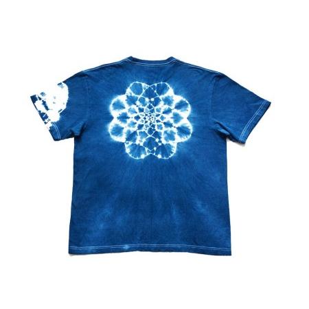 ふるさと納税　Tシャツ　ASCENSION　藍染め　富山県黒部市　TシャツF　1枚　S　タイダイ