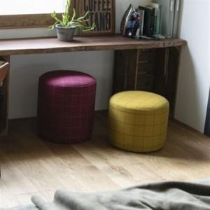 ふるさと納税 Column Stool M (コラムスツール) リボン エンジ【SWOF】_雑貨・日用品 椅子・チェア・ソファ 家具・インテリア _【1396541】 大阪府富田林市の画像
