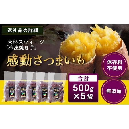 ふるさと納税 【冷凍焼芋】感動さつまいも 熟成紅はるか 500g×5パック FR-504 | サツマイモ 焼き芋 紅はるか べにはるか 熟成芋 長期熟.. 鹿児島県南大隅町の画像