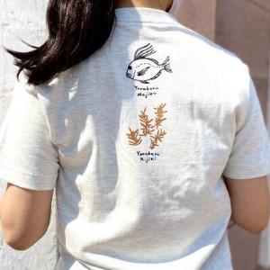 ふるさと納税　与那原・やんばる船Tシャツ(Doucatty×Yunaコラボ)サイズL　沖縄県与那原町