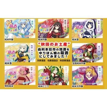 ふるさと納税 萌酒 純米酒 芋川さつき 純米大吟醸 天乃美禄 飲み比べ仕かける (720ml 2本) 秋田県由利本荘市