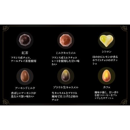 ふるさと納税 【12回定期便】《ギフト》 トリュフチョコレート 毎月30粒[EBV028] チョコ 食べ比べ セット ギフト 贈答 スイーツ チョコ贅沢 バ.. 長崎県長与町_2