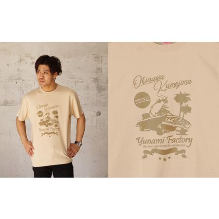 ふるさと納税　kumejima　shirts　オリジナル　Tシャツ（4C）Lサイズ　沖縄県久米島町