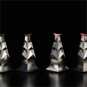 ふるさと納税 匠チェス（13-Rook 黒1体）城（Rook 紗綾形） 京都府京丹後市の画像