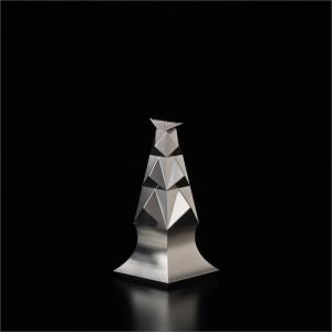 ふるさと納税 匠チェス（14-Rook 黒1体）城（Rook 菱形） 京都府京丹後市の画像