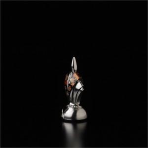 ふるさと納税 匠チェス（17-Pawn 黒1体）歩兵（Pawn 桜、紅葉） 京都府京丹後市の画像
