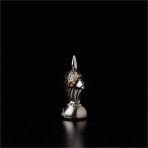 ふるさと納税 匠チェス（19-Pawn 黒1体）歩兵（Pawn 桔梗、萩） 京都府京丹後市の画像