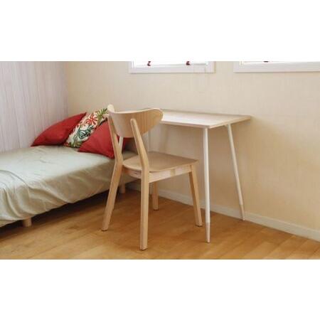 【希少】 ふるさと納税 ワークテーブル 天板（ナチュラルオーク）脚/フレーム（ホワイト）幅90　奥行45　高さ72 メタリックゴールド 栃木県鹿沼市 【ZYX1786638131】(62920円)