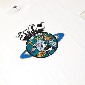 ふるさと納税　神戸市　マンホールTシャツ　白（Sサイズ）　兵庫県神戸市