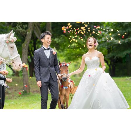 ふるさと納税 馬と一緒に前撮りプラン｜ウエディング 写真 東北 宮城 仙台 記念 写真 チケット クーポン 入場券 体験 結婚式 [0093] 宮城県大郷町｜furunavi｜03