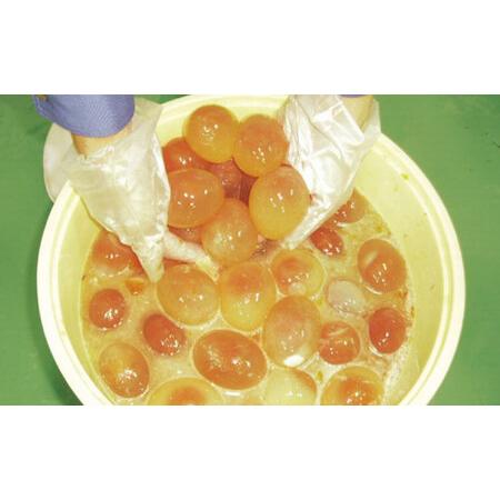 ふるさと納税 創業明治26年 老舗「内子・森文」おいしい酢卵木箱セット（360ml×3本） ／ 食品 加工食品 人気 おすすめ 送料無料 健康 飲料 .. 愛媛県内子町の画像