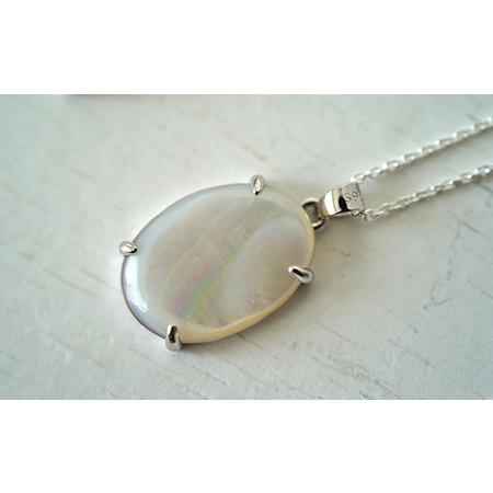 MOTHER OF PEARL ネックレス アクセサリー ジュエリー ハンドメイド 金属アレルギー対応素材 ファッション 小物 装飾品 お出かけ .. 滋賀県米原市 【１．６Ｘ】