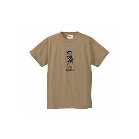 ふるさと納税　《1》レディースL・メンズS〜M　size　T-shirts　BEIGE　TONTON　神奈川県鎌倉市